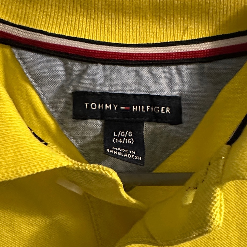 Tommy Hilfiger Bright Yellow Polo-